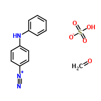 4-Diazodiphenylamine/formaldehyde condensate hydrogen sulfate